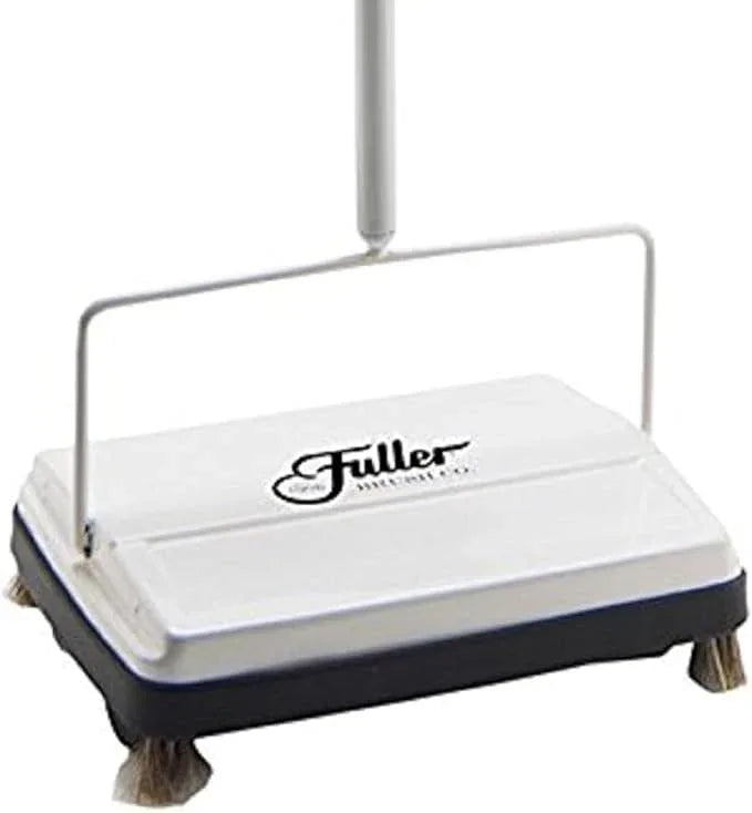 Fuller Brush 17028 Electrostatic Carpet & Floor Sweeper - 9" Cleaning Path - Lightweight - Ideal for Crumby Messes - Works On Carpets & Hard Floor Surfaces - White - NeatNest
