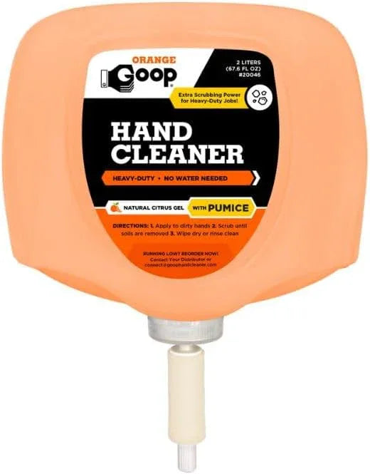 GOOP Orange Liquid With Pumice 2L Dispenser Cartridge - NeatNest