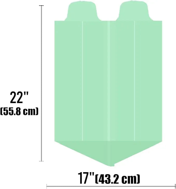 3 Gallon Flap Tie Compostable Trash Bags, 300 Count Small Compost Bags, Biodegradable Kitchen Garbage Bags, Food Scrap Waste Bags for Countertop Bin, ASTM D6400, US BPI Certified - NeatNest