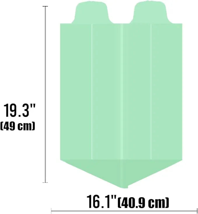 1-2 Gallon Flap Tie Compostable Trash Bags, 300 Count Small Compost Bags, Biodegradable Kitchen Garbage Bags, Food Scrap Waste Bags for Countertop Bin, ASTM D6400, US BPI Certified - NeatNest