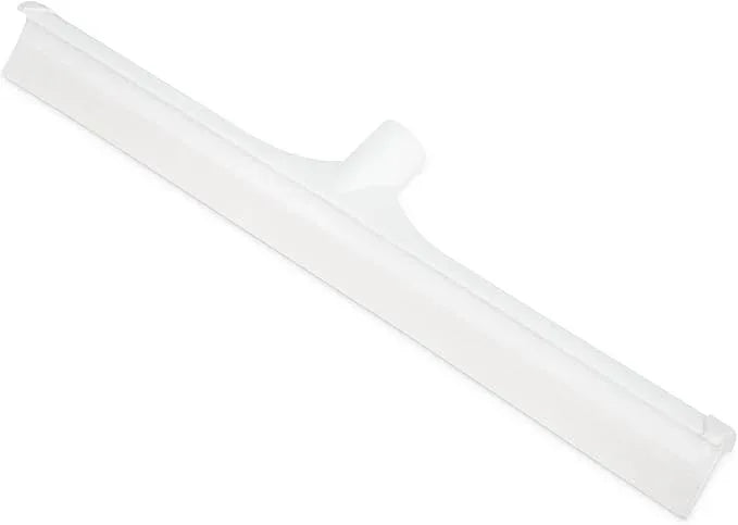 SPARTA 3656702 Plastic Floor Squeegee, Shower Squeegee, Heavy Duty Squeegee With Rubber Blade For Windows, Glass, Shower Doors, Floors, Windshields, 20 Inches, White, (Pack of 6) - NeatNest