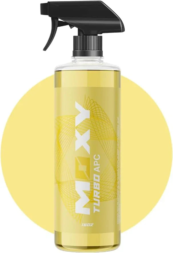Moxy Turbo APC Concentrate - (16oz (Case of 6)) - All Purpose Car Cleaner - Cleaning Spray for Car Detailing - Wheel Cleaning Kit Safe for Cars, SUVs, Motorcycles, RVs, and Trucks - NeatNest