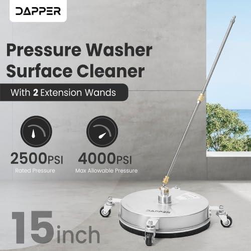15 in. 4000 PSI Pressure Washer Surface Cleaner with 2 Extension Wands - NeatNest