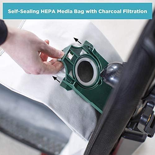 Simplicity Freedom Cordless Bag Vacuum Cleaner, Portable Vacuum for Carpet and Hard Floors, Brushroll Auto Adjusts to Floor Height, Light Weight Vacuum Cleaner for Home, Certified HEPA Bag, S10CV.10 - NeatNest