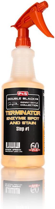 P & S PROFESSIONAL DETAIL PRODUCTS - Terminator Enzyme Spot and Stain Remover - Perfect for Deodorizing, Removing Embedded Soils, Grease, Dirt, and Protein-Based Stains; Fresh Scent (1 Quart) - NeatNest