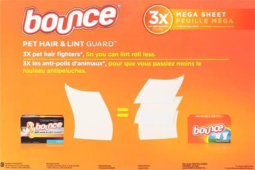 Bounce Fabric Softener Sheets, Fresh Scent, 180 Count | Pet Hair and Lint Guard | Pack of 2 | 3X Pet Hair Fighters - NeatNest