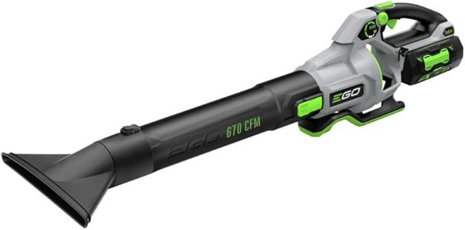 EGO POWER+ Leaf Blower, Cordless Electric 670 CFM, Includes 56V 4.0Ah Battery and Charger - LB6703 - NeatNest