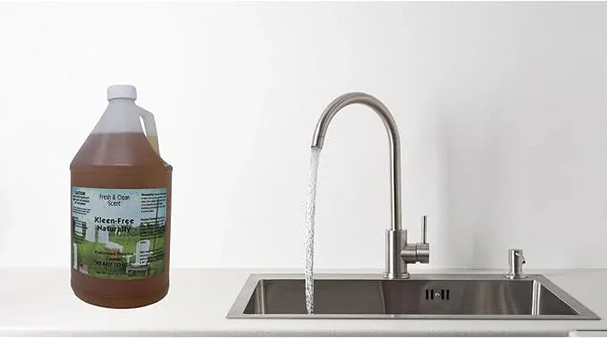 Naturally Preformed Enzyme Cleaner, Enzyme Solution, Multi-Purpose Cleaner, Laudry Additive, and More - Ready -To-Use - Fresh and Clean Scent - 128oz (1 Gallon) - NeatNest