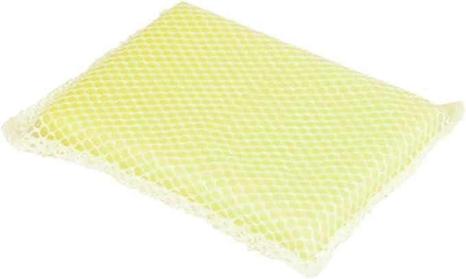 LOLA Nylon Net Sponge Cleaning Pad, Non Scratch Scrubbers, Safe on Non-Stick Surfaces & Coated Cookware & Dishes - Gentle Effective Cleaning, 1 Pack - NeatNest