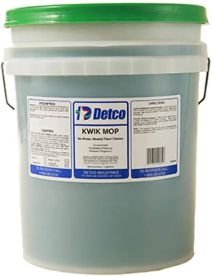 Kwik Mop Concentrated, Fast-Drying, No-Rinse, Neutral Floor Cleaner (5 Gallon) - NeatNest