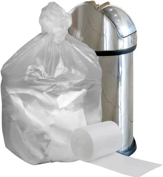 Plasticplace 40-45 Gallon Trash Bags │12 Microns │ Clear High Density Garbage Can Liners │ 40" x 48" (250 Count) - NeatNest