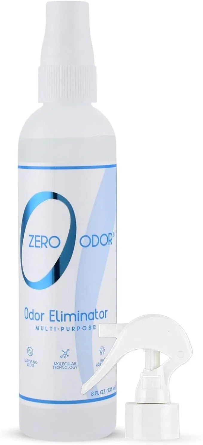 Zero Odor Multi-Purpose Odor Eliminator - Eliminate Air & Surface Odor – Patented Technology Best for Bathroom, Kitchen, Fabric, Closet- Smell Great Again, 8oz (Over 1000 Sprays) - NeatNest