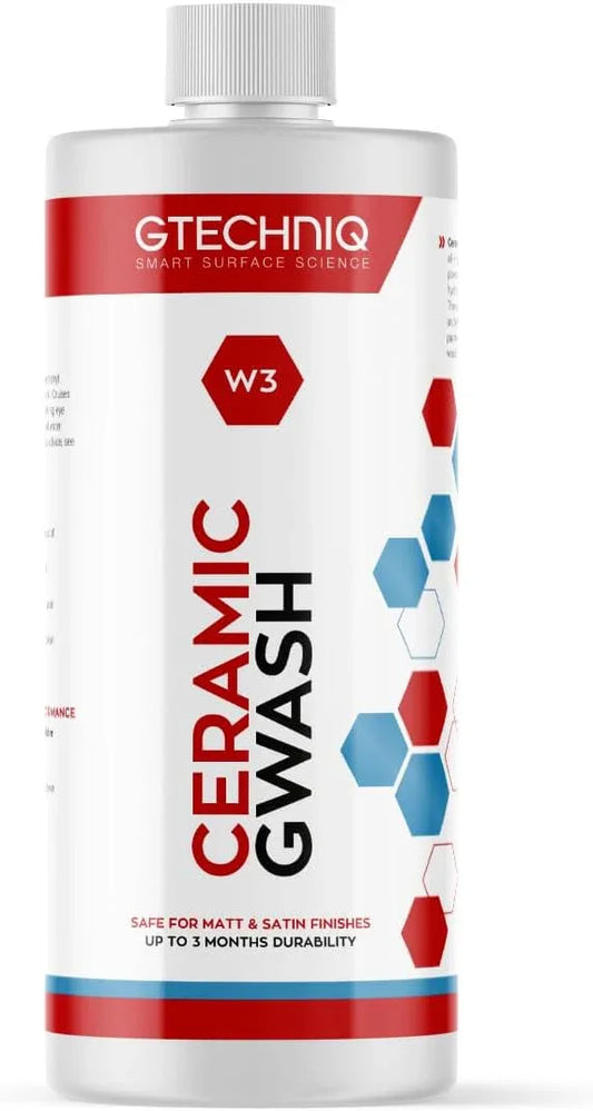 Gtechniq Car Shampoo. 2-in-1 Ceramic GWash and Hydrophobic Coating for Car Cleaning. Cleans and Repels Dirt, Car Cleaner for Up to 3 Months Protection, Super Concentrated - 500ml - NeatNest