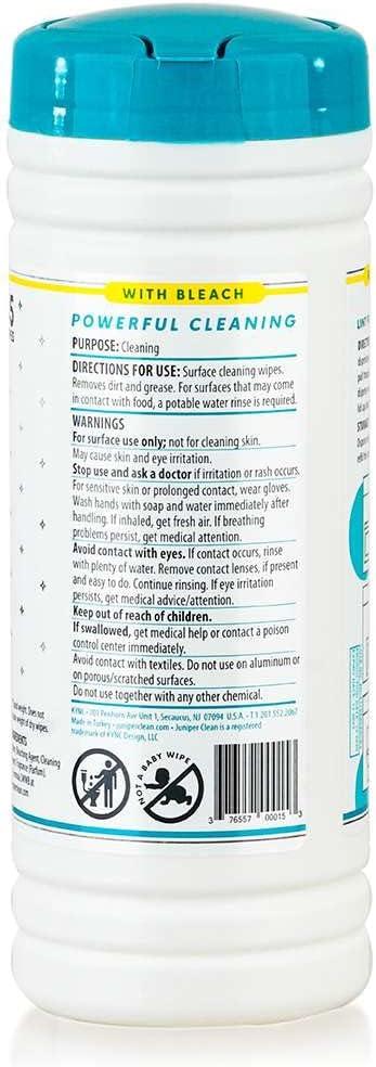 12 Pack Surface Cleaning Wipes with Bleach, All-Purpose Cleaner for Bathroom, Kitchen, Office, 420 Count Canister, 7.5" x 7" Sheet, Fresh Scent, Lint Free & Durable - NeatNest