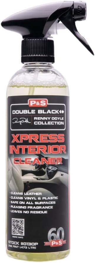 P & S Professional Detail Products Xpress Interior Cleaner – Safe for Leather, Vinyl, Plastic & More, Removes Dirt, Grease & Oil, No Residue, Fresh Scent, No Dilution Needed - 16 oz Spray - NeatNest