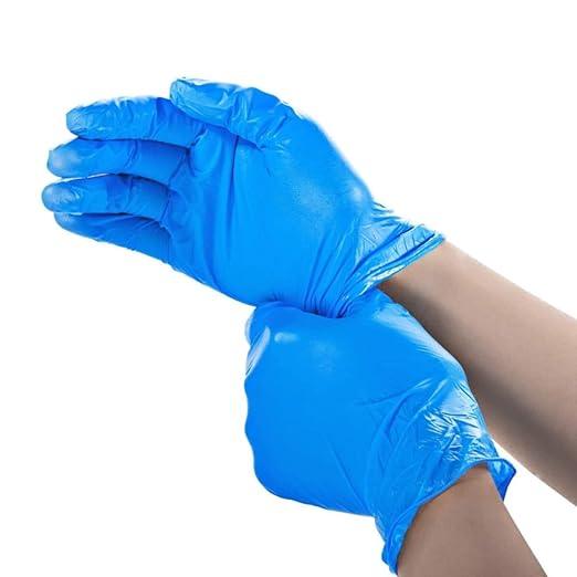 Jointown Basic Vinyl Exam Gloves-Safty Glove Latex-Free & Powder-Free, Synmax Disposable Medical Glove, BMPF3002 Medium (Case of 1000, Blue) - NeatNest