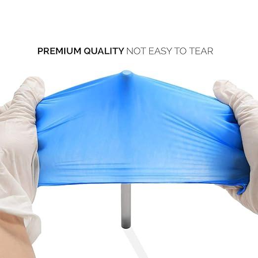 Basic Medical Synmax Vinyl Exam Gloves - Latex-Free & Powder-Free - X-Large, BMPF-3004 Blue Box of 100 - NeatNest
