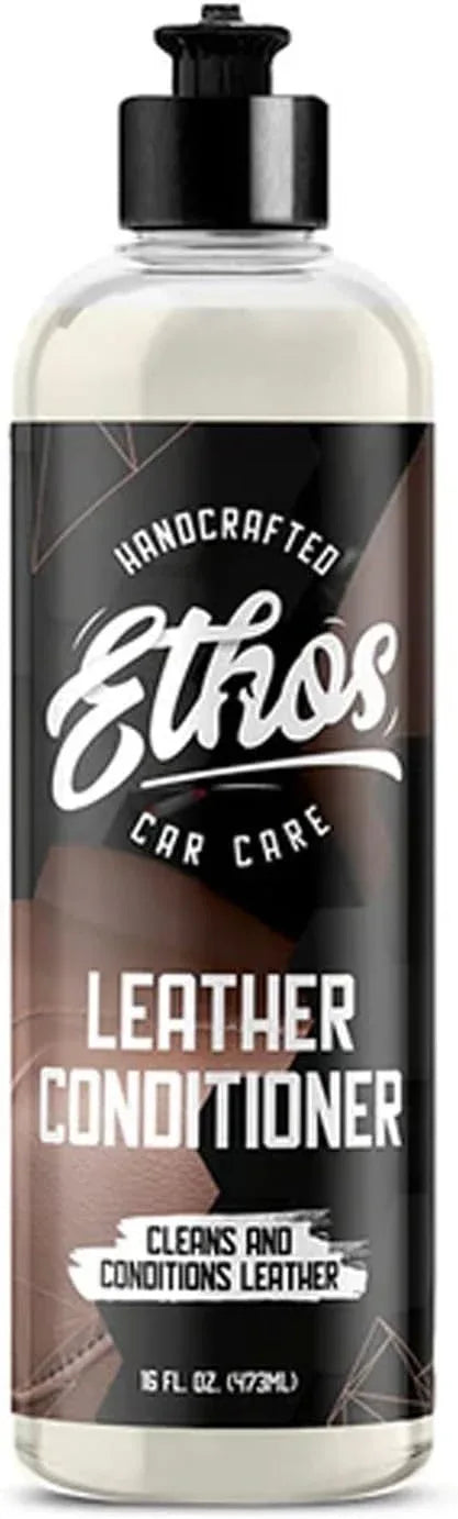 Ethos Car Leather Cleaner and Conditioner 16oz – Leather Seat Cleaner & Conditioner with UV Protection for Car Interior, Couch, Jacket, Boots – Cleans and Conditions Vinyl & Plastic Surfaces - NeatNest