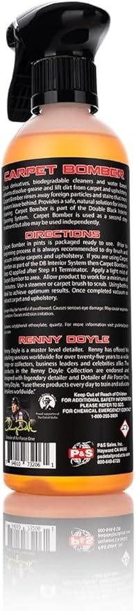 P & S PROFESSIONAL DETAIL PRODUCTS Carpet Bomber – Professional Upholstery Cleaner, Citrus-Based Formula, Removes Grease, Dirt & Odors, Highly Dilutable, Safe for Engines & Wheel Wells - 16 oz - NeatNest