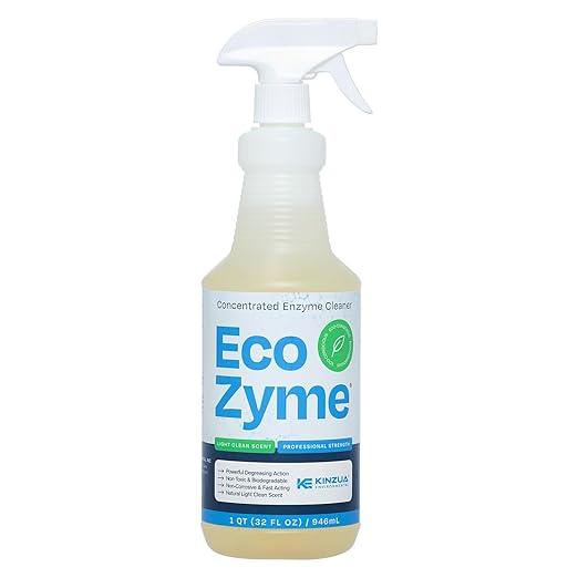 KINZUA ENVIRONMENTAL Eco-Zyme, Enzyme Cleaner Concentrate with Professional Strength, Multipurpose Cleaner Concentrate & Kitchen Degreaser Spray for Floor, Carpet, Concrete, Walls & More, 32 fl oz - NeatNest