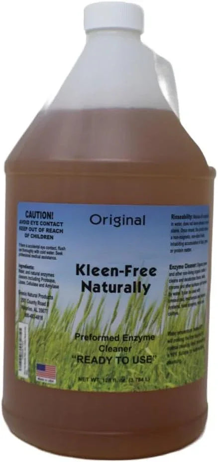 Naturally Preformed Enzyme Cleaner, Enzyme Solution, Multi-Purpose Cleaner, Laundry Additive and More - Ready to Use - Orginal Scent - 128oz (1 Gallon) - NeatNest