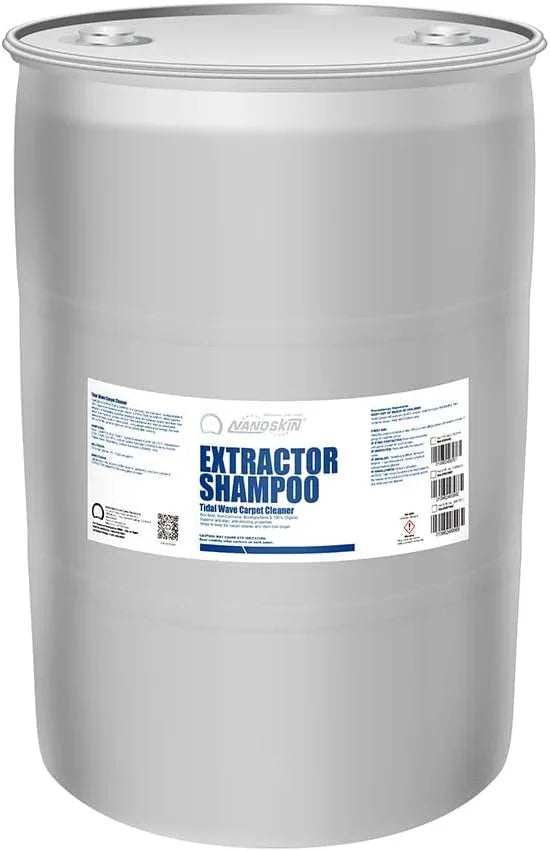 Nanoskin EXTRACTOR SHAMPOO Low Foaming Carpet Cleaner 30 Gallons - Machine Use Upholstery Cleaner, Stain Remover & Odor Eliminator on Rug Car Upholstery Carpets | For Automotive, Home, Office & More - NeatNest