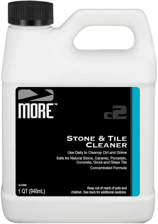 MORE - Stone & Tile Cleaner - Grout & Floor Cleaner for Natural Stone, Marble, Concrete, Ceramic, & Porcelain - Water-Based Grout Cleaner for Tile Floors - Concentrated Formula - pH Neutral - 32oz - NeatNest