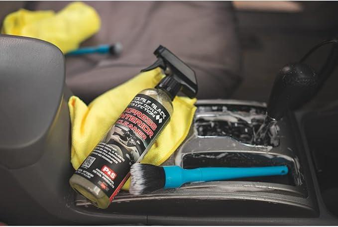 P & S PROFESSIONAL DETAIL PRODUCTS - Xpress Interior Cleaner, All-In-One Solution Safely Removes Traffic Marks, Dirt, Grease, Oil; Works on Leather, Vinyl, Plastic; Fresh Scent - 5 Gallon - NeatNest