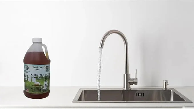 Naturally Preformed Enzyme Cleaner, Enzyme Solution, Multi-Purpose Cleaner, Laundry Additive and More - Concentrate-Fresh and Clean Scent-64oz - NeatNest