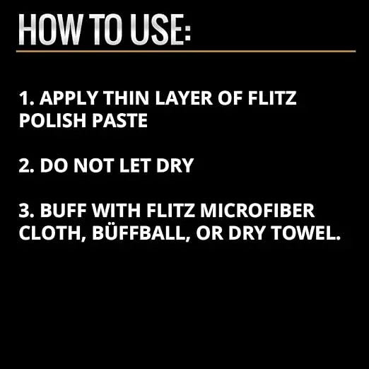 Flitz Multi-Purpose Metal Polish Paste - 1.76oz Tube of USA-Made Chrome Polish - Works on Stainless Steel, Aluminum, Plastic, Jewelry and Cars - Non-Abrasive Cleaner & Rust Remover (6 Pack) - NeatNest