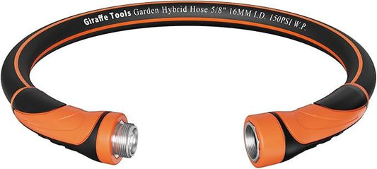 Giraffe Tools Garden Leader Hose 3ft x 5/8", Short Water Hose Heavy Duty, Flexible, Lightweight Hybrid Hose with Swivel Handle, Male to Female Fittings, Burst 600 PSI - NeatNest