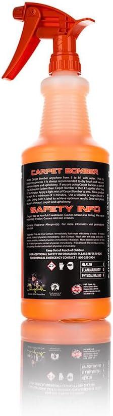 P & S PROFESSIONAL DETAIL PRODUCTS - Carpet Bomber Carpet and Upholstery Cleaner; Citrus-Based Cleaner Dissolves Grease and Lifts Dirt; Highly Dilutable; Great on Engines and Wheel Wells (1 Quart) - NeatNest