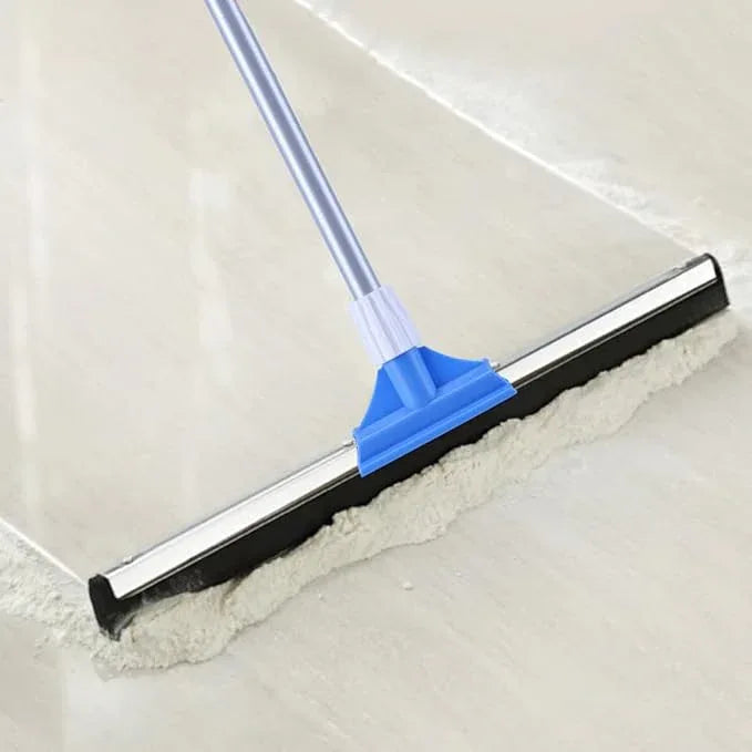 YONILL Floor Squeegee for Concrete Floor - 50" Squeegee Broom with Long Handle for Tile Floor, Heavy Duty Foam Floor Water Wiper for Garage, Shower, Kitchen, Windows, Glass, Carpet and Pet Hair - NeatNest
