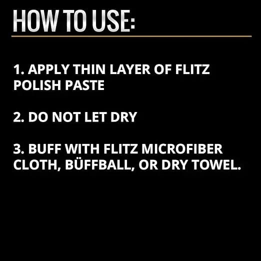 Flitz Multi-Purpose Metal Polish Paste - 2lb Can of USA-Made Chrome Polish - Works on Stainless Steel, Aluminum, Plastic, Jewelry and Cars - Non-Abrasive Cleaner & Rust Remover (6 Pack) - NeatNest