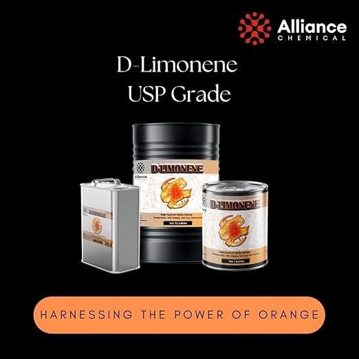 D-Limonene - All Natural Orange Oil - 4 Gallon Case - USP Food Grade - Kosher - Citrus Extract Cleaner, Solvent, Degreaser - NeatNest