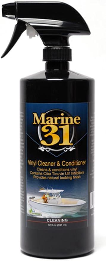 Marine 31 Vinyl Cleaner & Conditioner | Cleans, Protects & Prevents UV Damage | Safe for Boats, Car Interiors & Patio Furniture | No Sticky Residue, Long-Lasting Protection | M31-401 | 32 oz - NeatNest