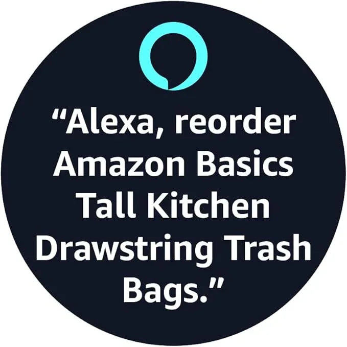 Amazon Basics Trash Bags, Tall Kitchen Drawstring, Unscented, 13 Gallon, 120 Count, Pack of 1 - NeatNest