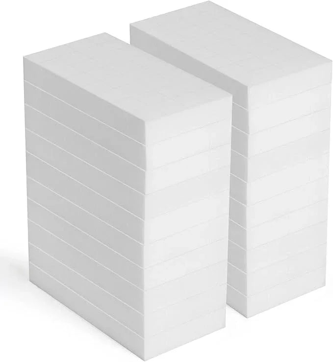 20PCS Melamine Sponge Magic Eraser Sponge in Bulk Small Cleaner Pads Melamine Pads for Dishes Cleaning Eraser for Kitchen, Bathroom, Toilet - 16x8x2cm (32 Small Pieces of Each Pack) - NeatNest