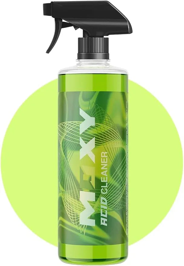 Moxy Acid Wheel and Tire Cleaner (16oz) - Professional Car Wash Wheel Cleaner - Cleaning Spray for Car Detailing - Wheel Cleaning Kit Safe for Cars, SUVs, Motorcycles, RVs, and Trucks - NeatNest
