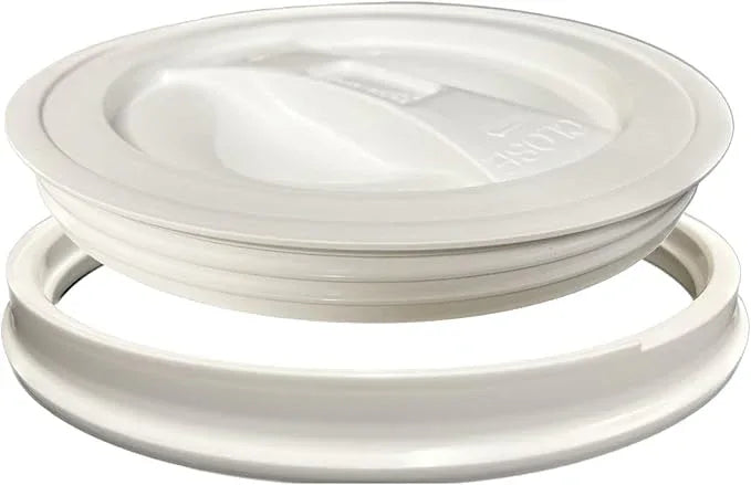 House Naturals 2 Gallon Food Grade BPA Free Made in USA Red Bucket Container with White Screw On Lid (Pack of 2) - NeatNest
