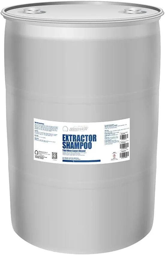 Nanoskin EXTRACTOR SHAMPOO Low Foaming Carpet Cleaner 55 Gallons - Machine Use Upholstery Cleaner, Stain Remover & Odor Eliminator on Rug Car Upholstery Carpets | For Automotive, Home, Office & More - NeatNest