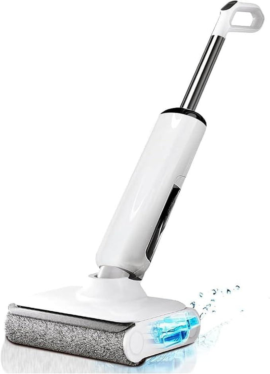 Wet Dry Vacuum Cleaner, 180° Lay-Flat Cordless Vacuum Mop Combo with Edge Cleaning, All-in-One Floor Cleaner for Hard Floors, Self-Cleaning, 45mins Runtime, LED Display, Voice Prompts - NeatNest