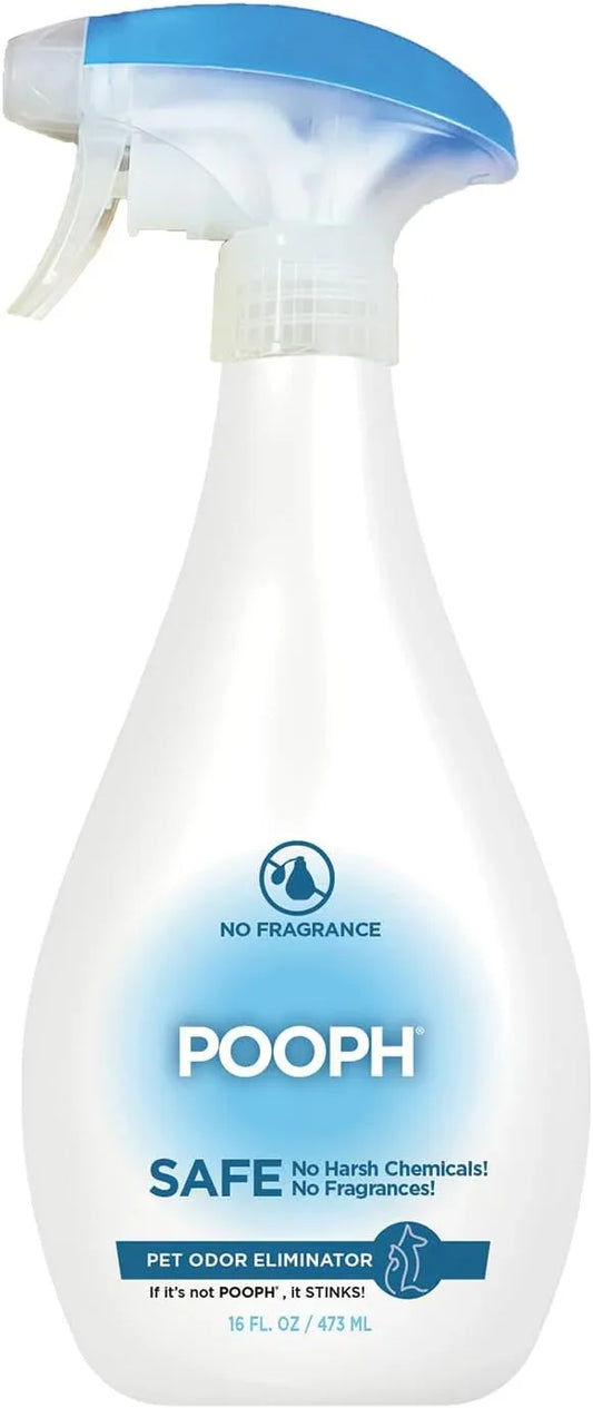 POOPH Pet Odor Eliminator, 16oz Spray - Eliminates Odors at The Molecular Level, Dogs, Cats, Freshener, Eliminator, Urine, Poop, Pee, Deodorizer, Nature's, Puppy, Fresh, Clean, Furniture, Potty - NeatNest