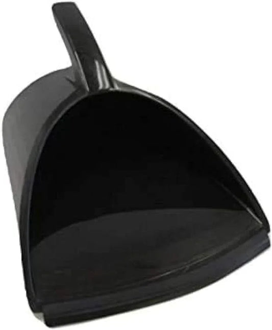 HandyPan Heavy Duty Dustpan, Black - Large Dust Pan Made in the USA with Tight Seal Lip to Keep Dust, Dirt, Debris In-Great for Home, Shop, Garage, Use-Stackable, Standing Dustpan for Wet or Dry Tasks - NeatNest