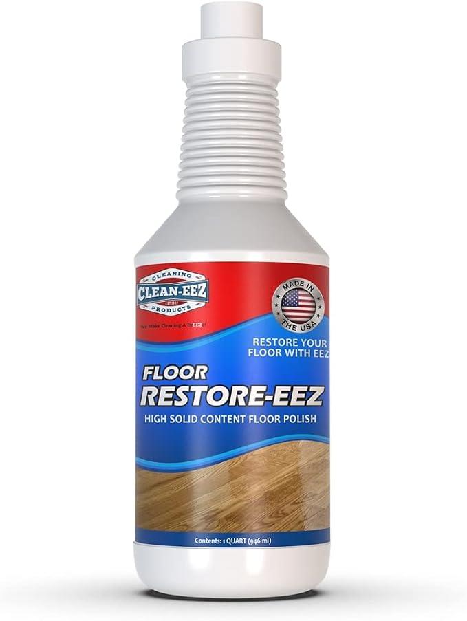 Clean-eez Ultimate Floor Restorer & Polish - Revitalize, Protect, Shine Wood, Laminate, Vinyl, Bamboo, Slate, Terracotta & More (1 Bottle) - NeatNest