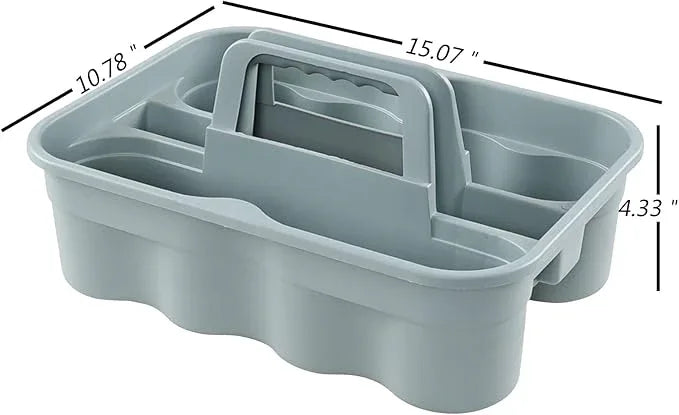 Plastic Cleaning Tote Caddy, Plastic Caddy with Handle, 6 Pack - NeatNest
