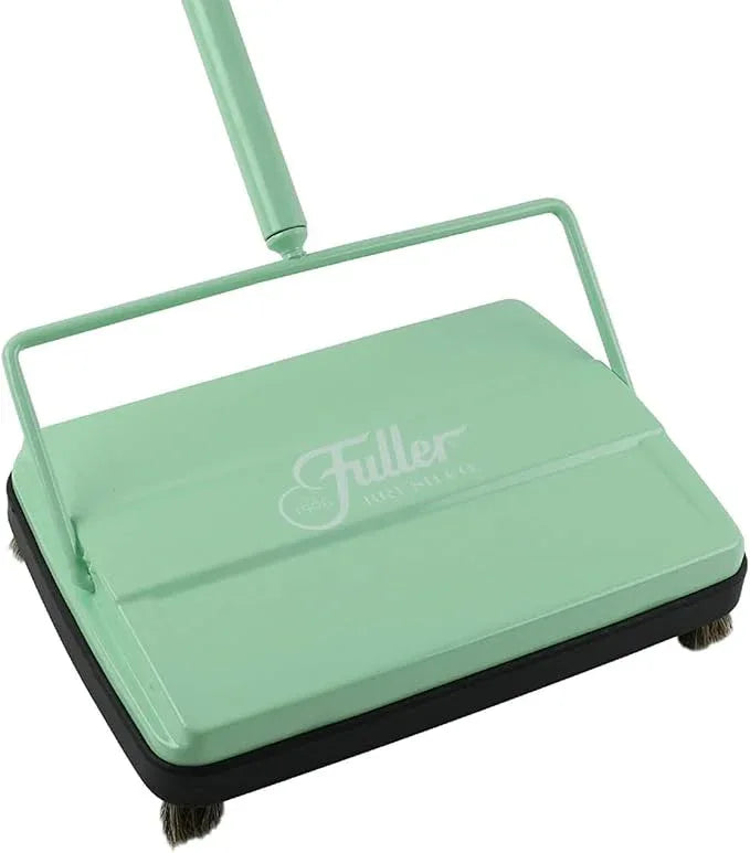 Fuller Brush 17029 Electrostatic Carpet & Floor Sweeper - 9" Cleaning Path - Lightweight - Ideal for Crumby Messes - Works On Carpets & Hard Floor Surfaces - Fresh Mint - NeatNest