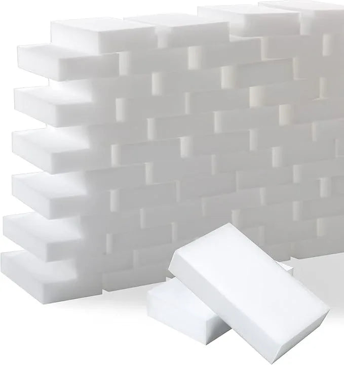 Trendbox 50 Pack Melamine Sponges Magic Cleaning Sponges in Bulk Melamine Foam for Dishes Eraser Sponges for Cleaning - NeatNest