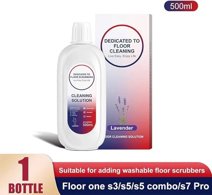 Floor Cleaning Solution Compatible With Tineco, Deep Cleans for Multiple Hard Floors, Suitable With All Robot Vacuums with Mopping and Cordless Wet/Dry Vacuum Mop Cleaner (New Lavender 1 Bottle) - NeatNest