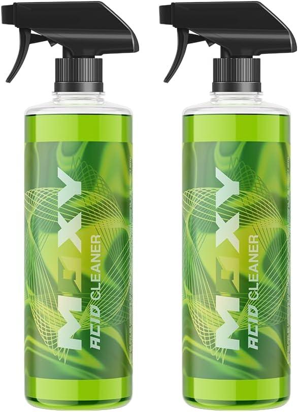 Moxy Acid Wheel and Tire Cleaner (Case of 2 (16oz)) - Professional Car Wash Wheel Cleaner - Cleaning Spray for Car Detailing - Wheel Cleaning Kit Safe for Cars, SUVs, Motorcycles, RVs, and Trucks - NeatNest
